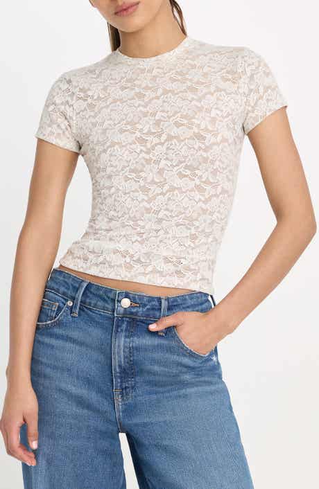 Stretch Lace Baby T-Shirt