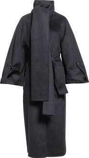 Zimmermann Valiant Wool Blend Coat with Scarf