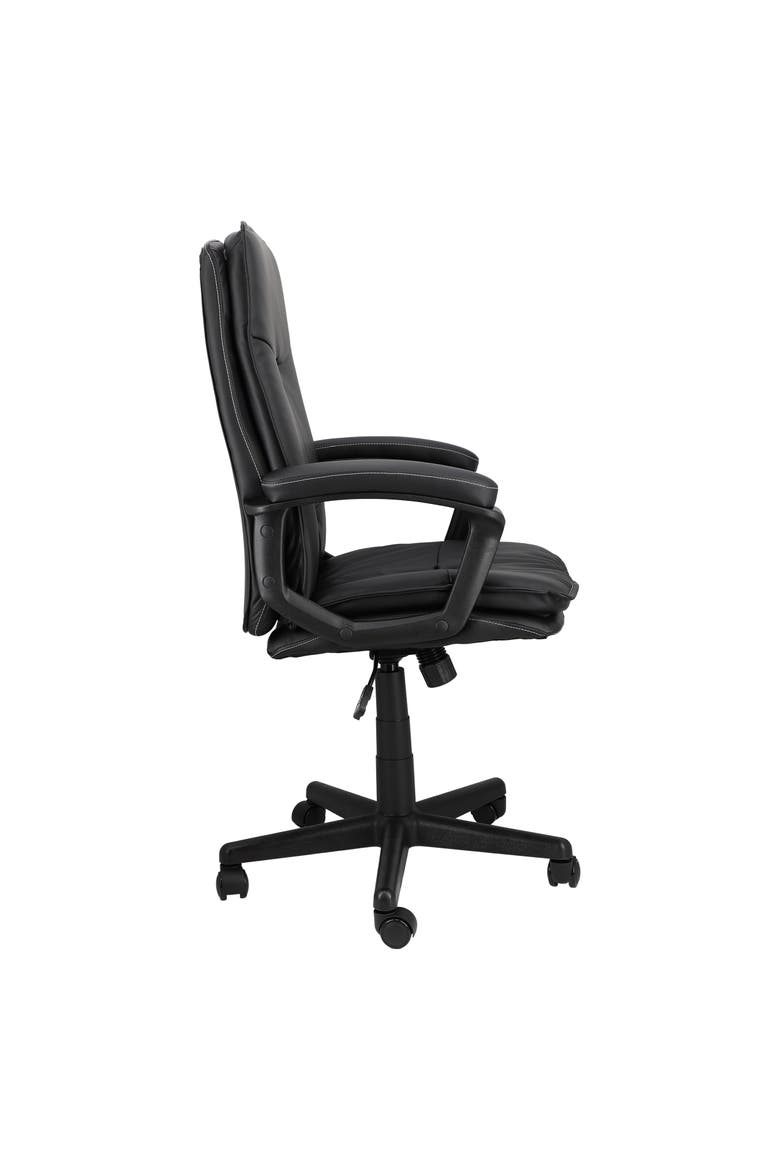 High Back Adjustable Office Chair, Alternate, color, Black