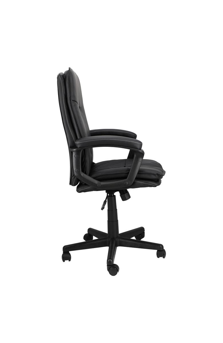 Elama High Back Adjustable Office Chair, Alternate, color, Black