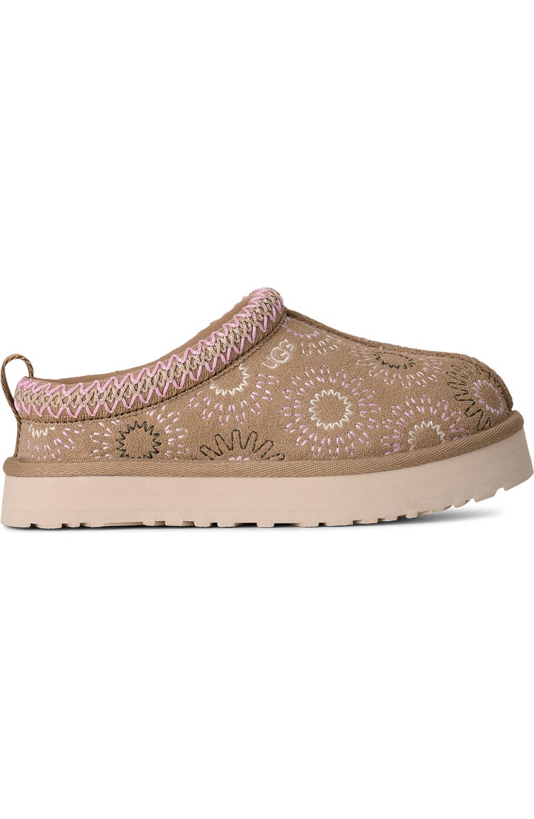 UGG<sup
®</sup
Kids
Tazz Sun Stitch Slipper, Alternate, color, Mustard Seed