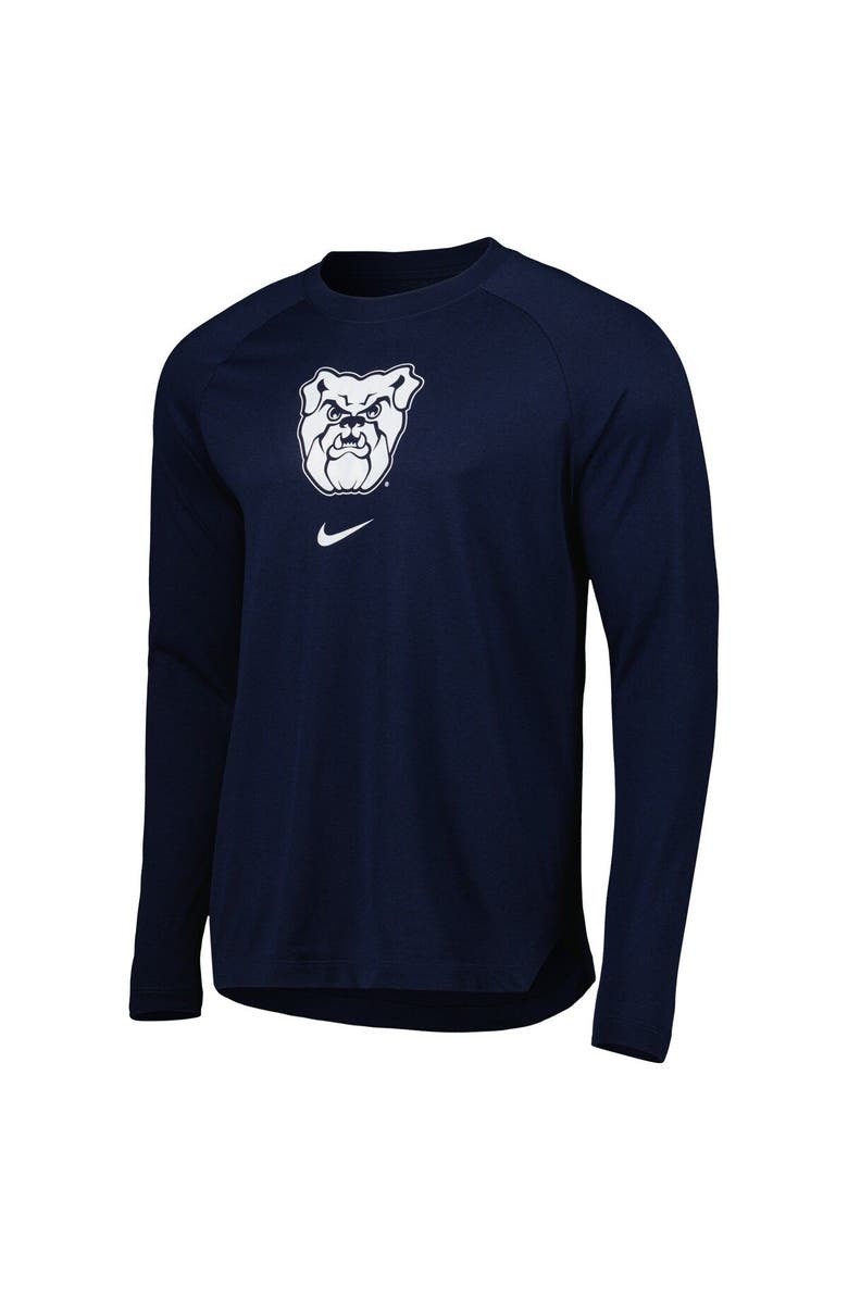 Nike Men's Nike Navy Butler Bulldogs Spotlight Raglan Performance Long Sleeve T-Shirt, Alternate, color,