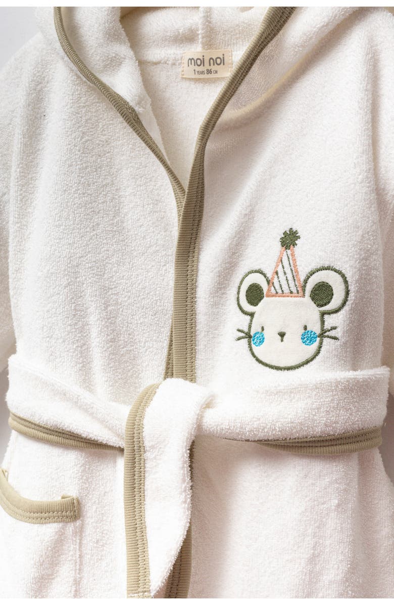 moi noi Mouse Party Robe, Main, color, Ivory