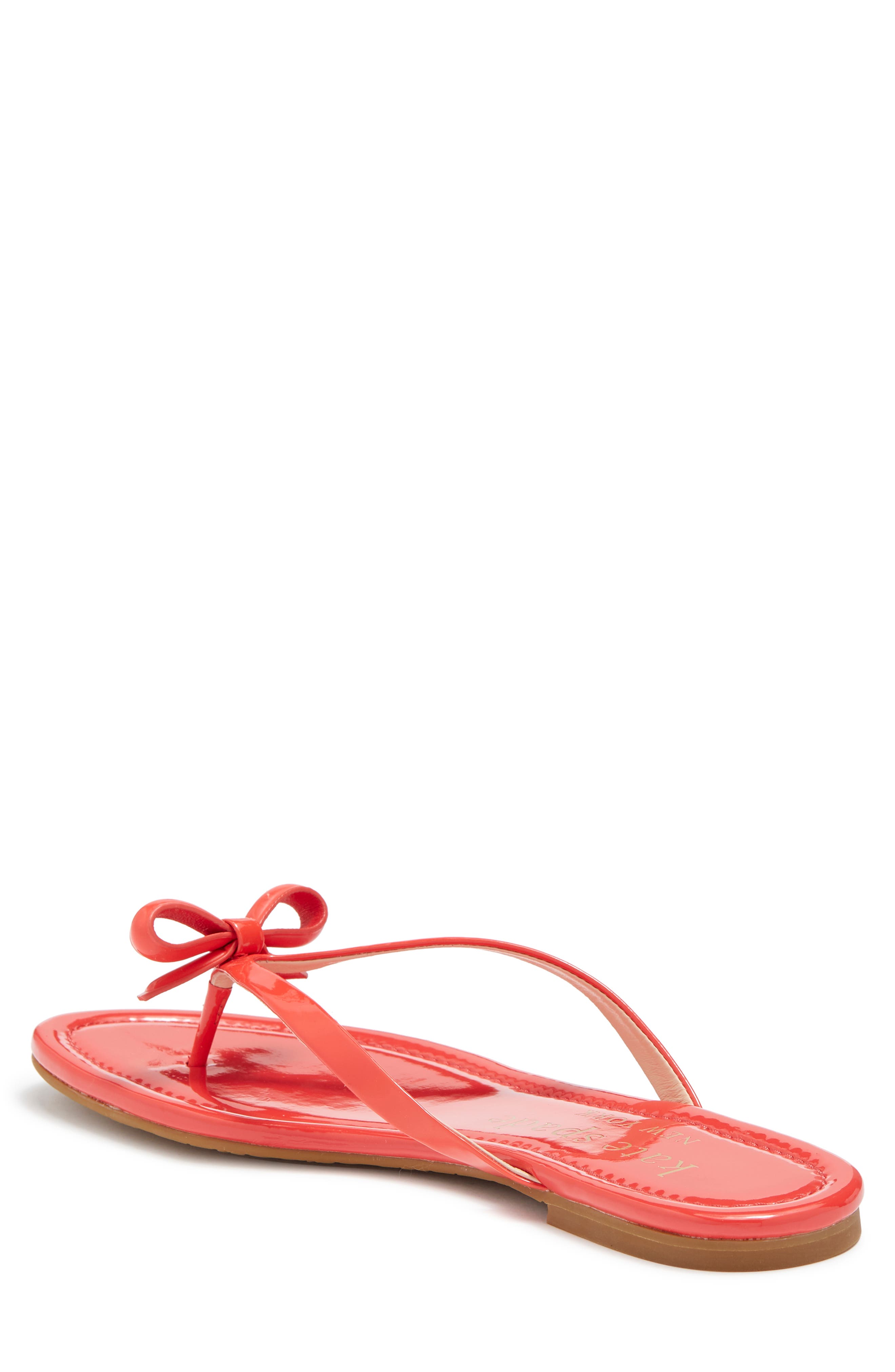 petit flip flop, Alternate, color, CORAL ROSE PATENT LEATHER
