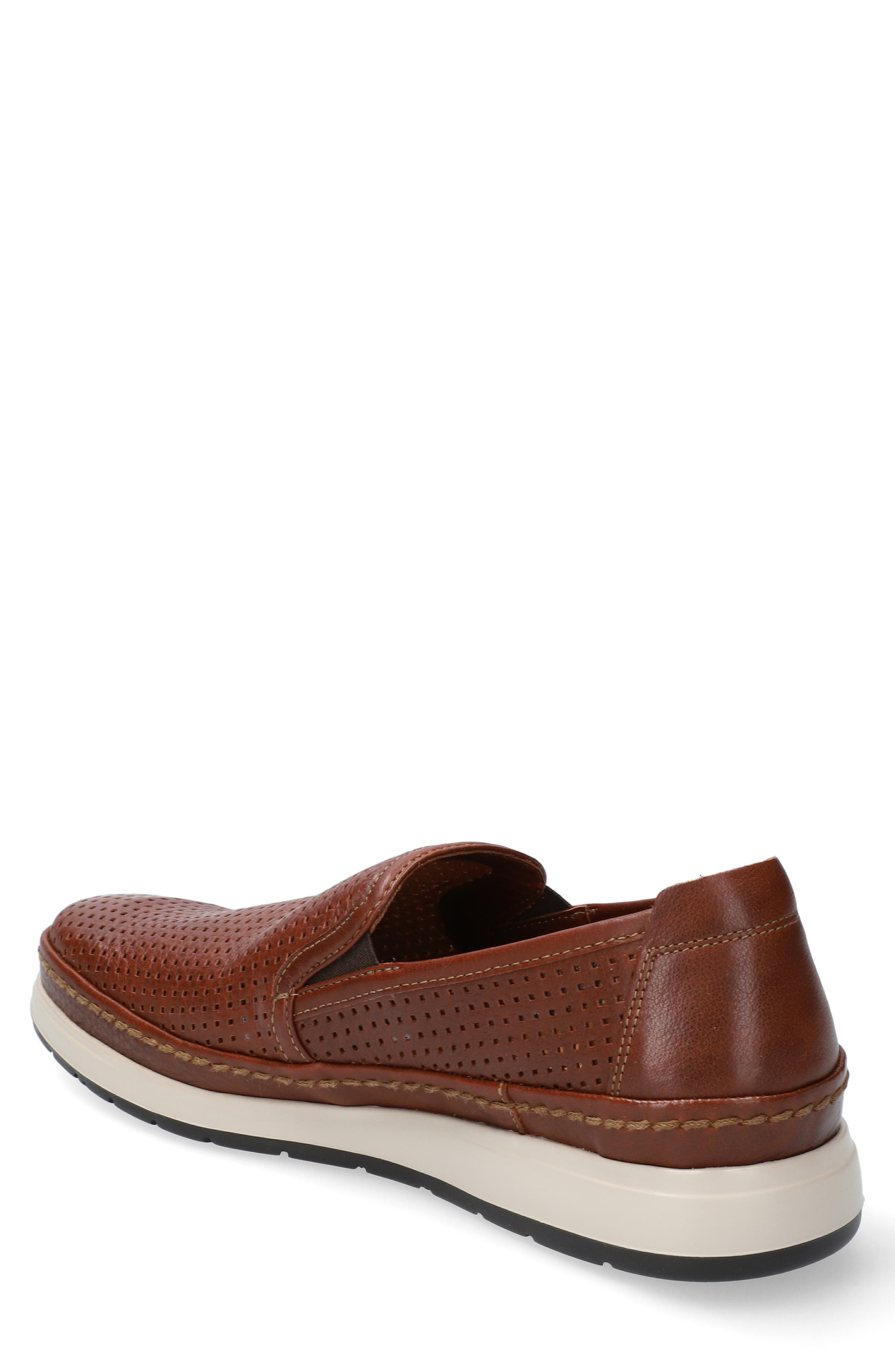 Hadrian Perforated Slip-On, Alternate, color, HAZELNUT