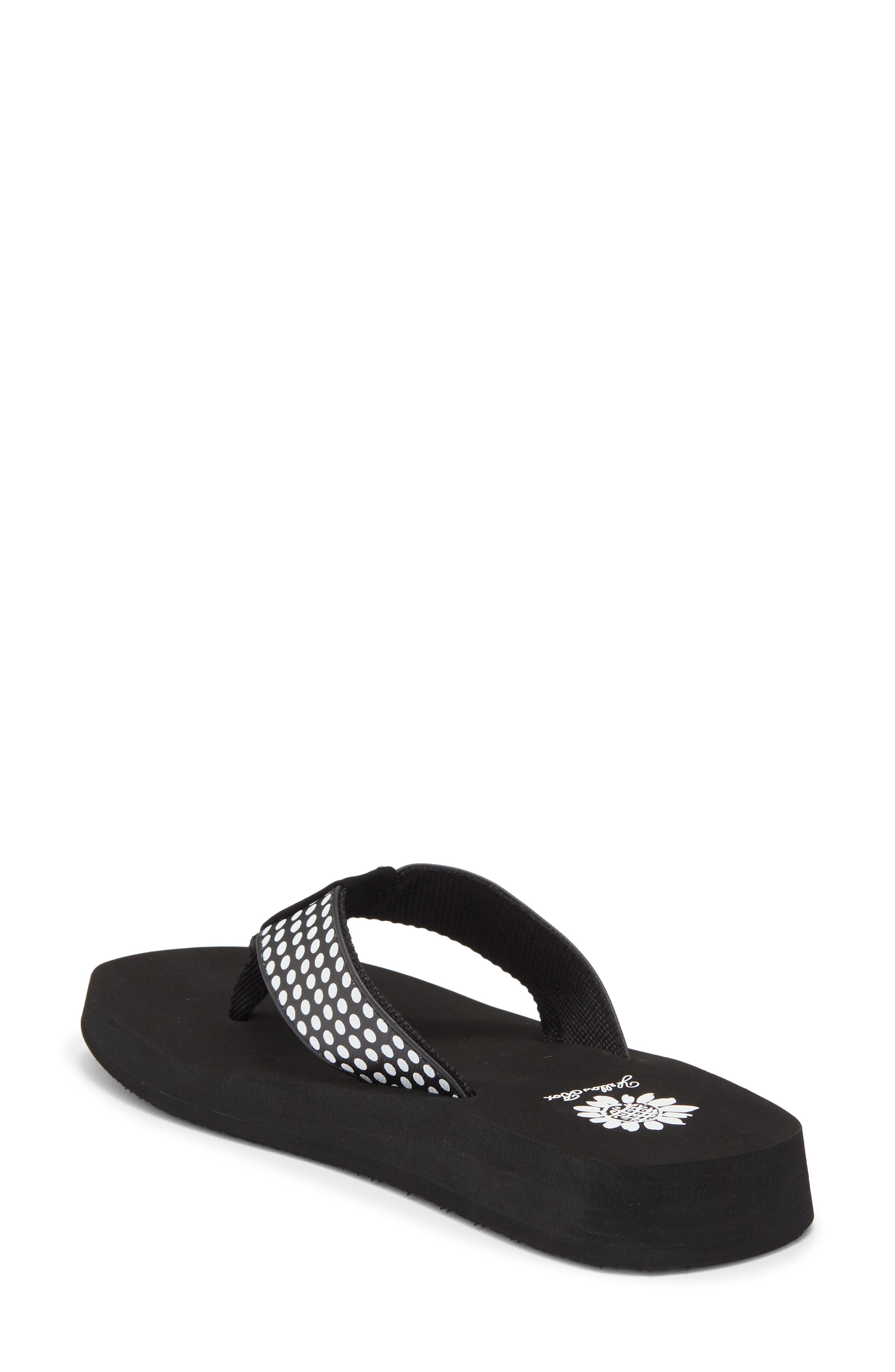 Yellow Box Premium Fromy Flip Flop Sandal, Alternate, color, Black