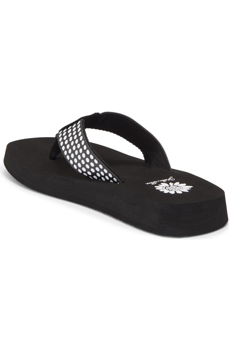 Yellow Box Premium Fromy Flip Flop Sandal, Alternate, color, Black