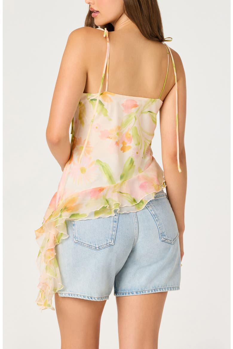 Mejra Floral Ruffle Top, Alternate, color, BLUSH MULTI FLORAL