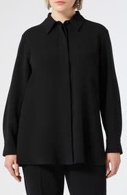 Marina Rinaldi Cady Button-Up Shirt