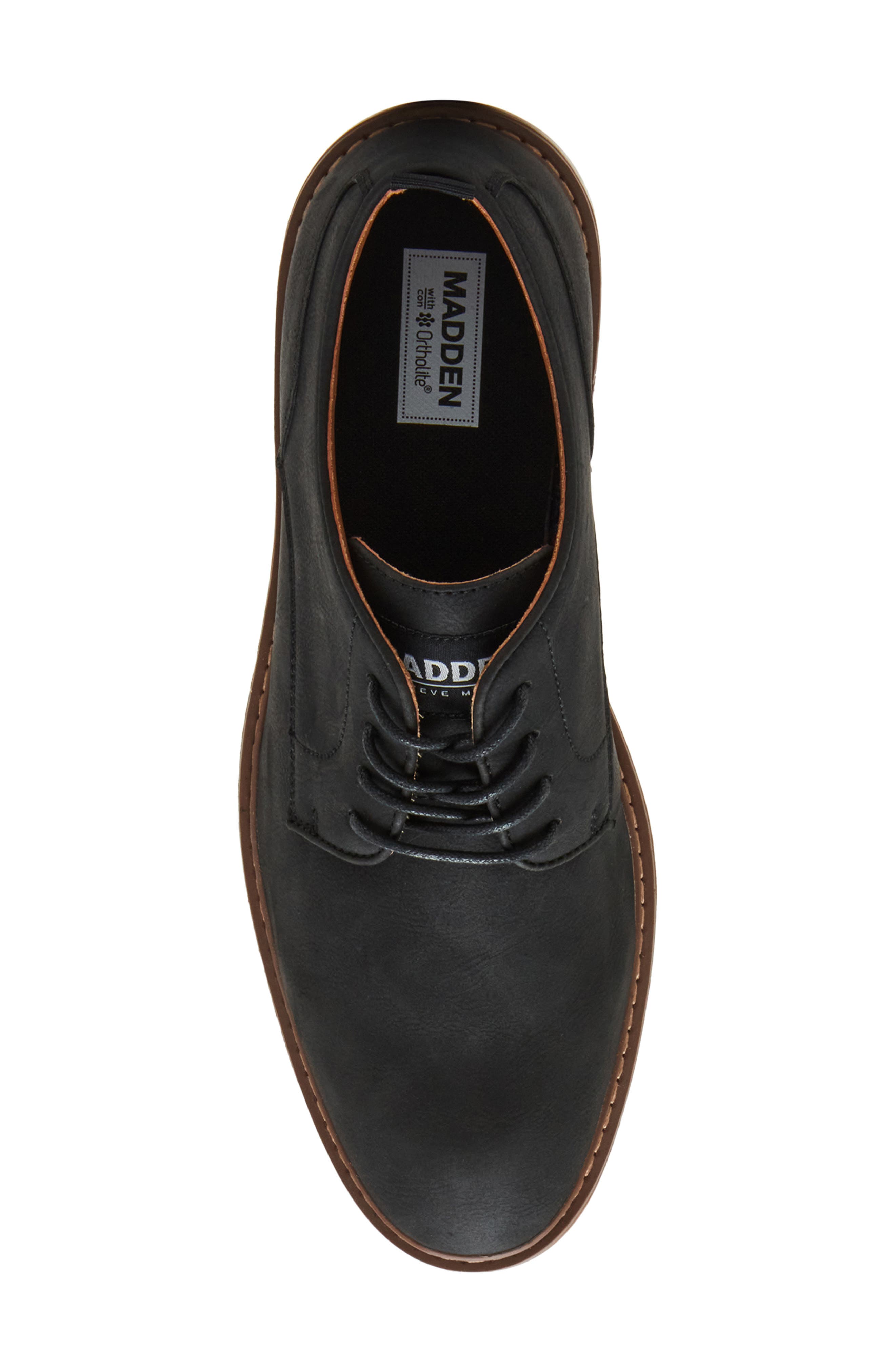 MADDEN Eilkker Plain Toe Derby, Alternate, color, Black