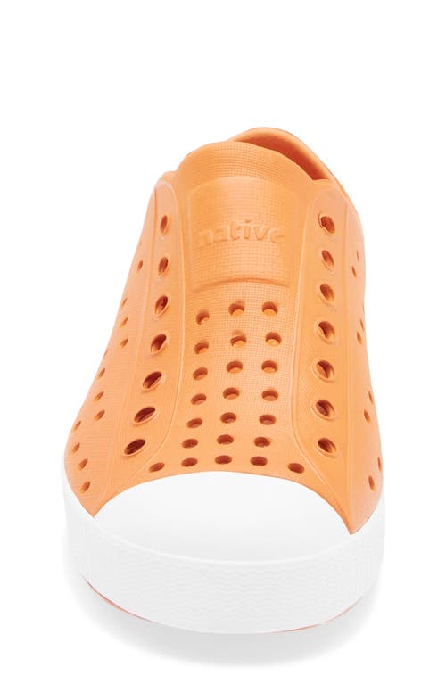 Native Shoes Kids' Jefferson Water Resistant Slip-on Sneaker In Orange
