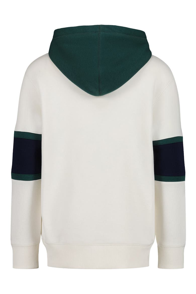 Kids' Logo Fleece Hoodie, Alternate, color, ECRU