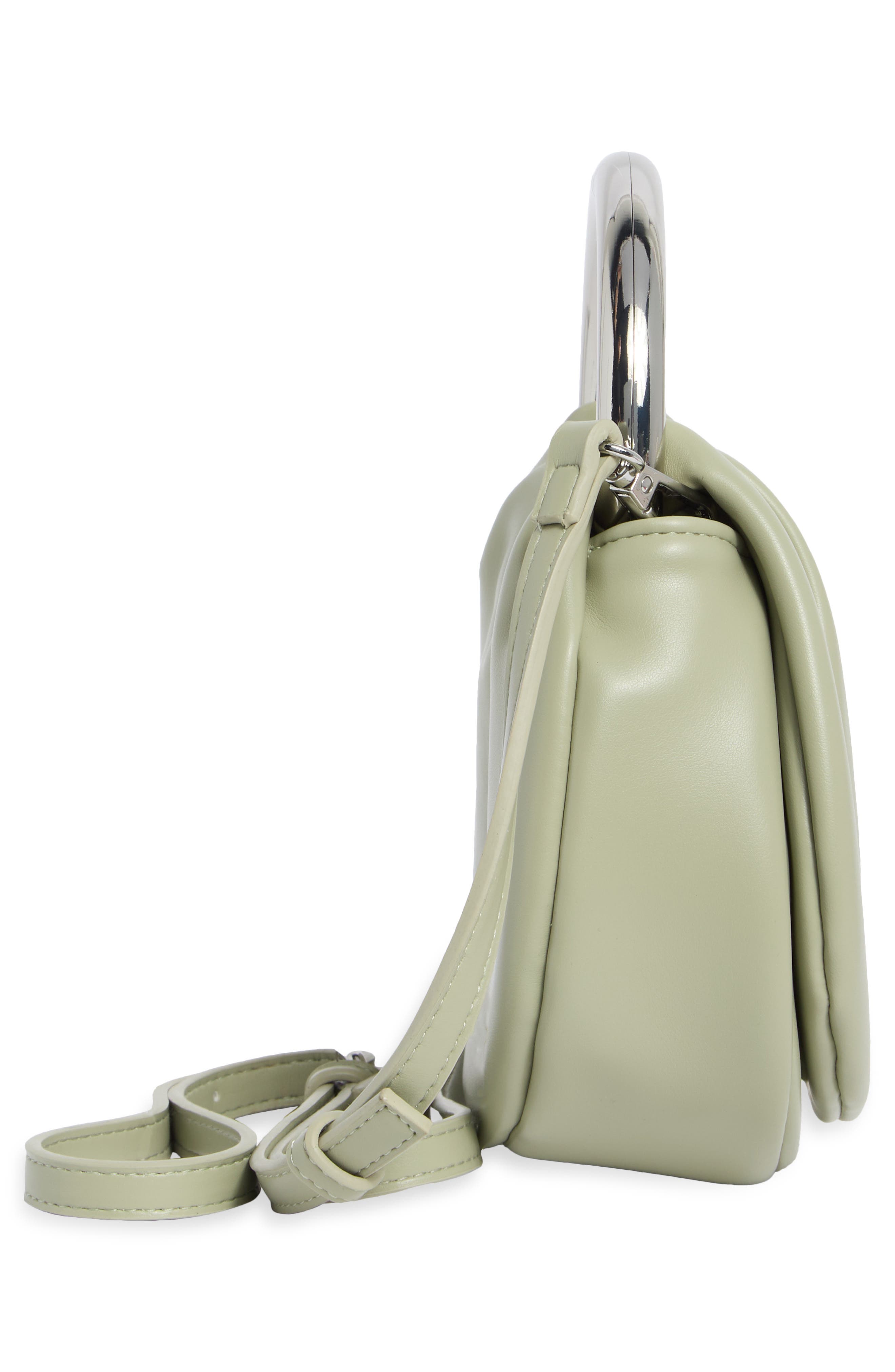 Statement Hardware Clutch, Alternate, color, SAGE
