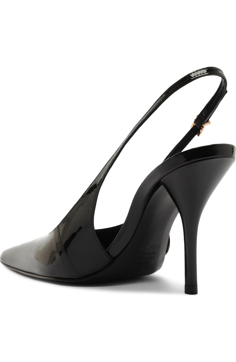 Schutz Liora Slingback Pointed Toe Pump, Alternate, color, Black