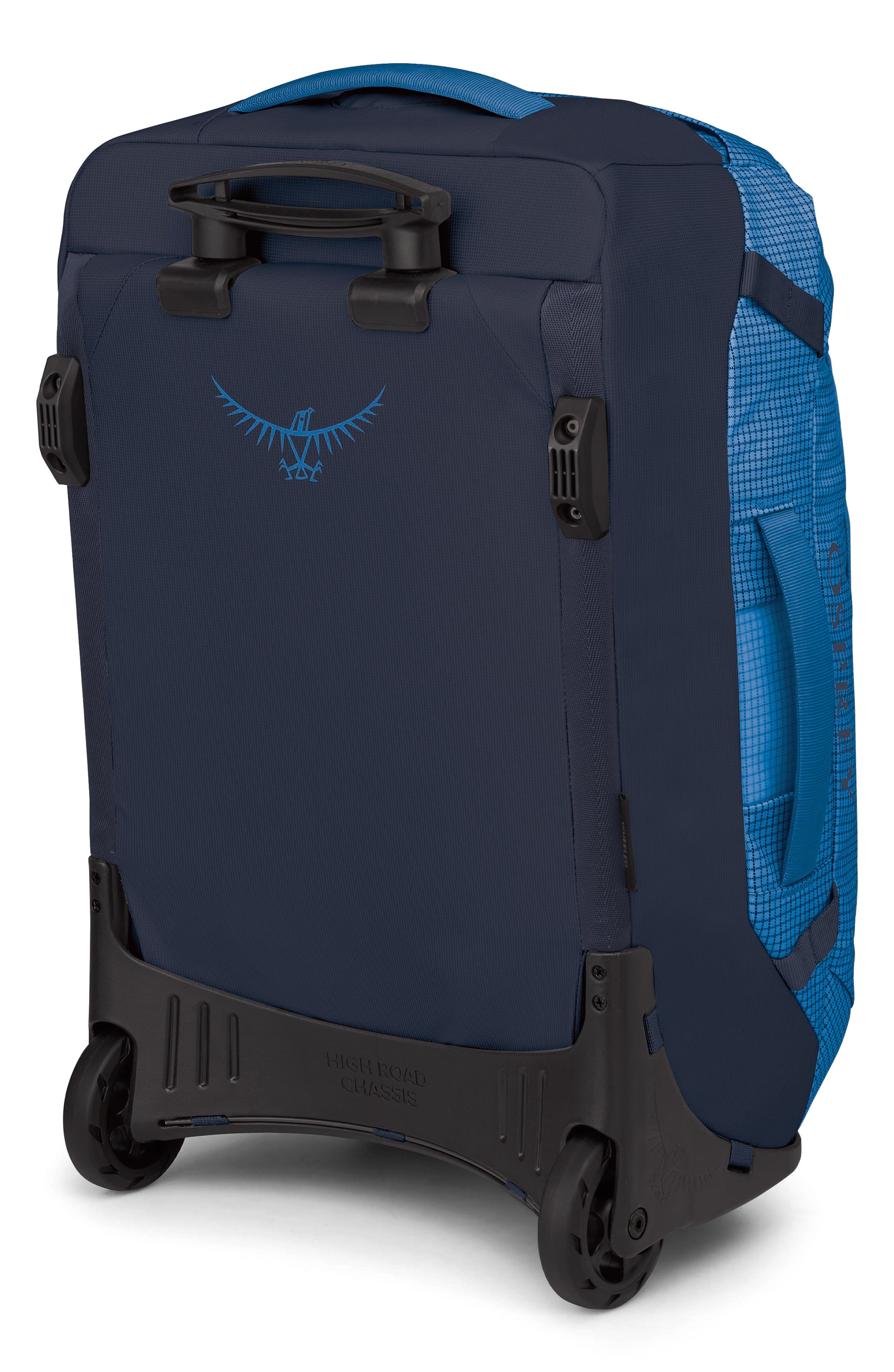 Transporter 40-Liter Duffle Wheeled Carry-On Luggage, Alternate, color, BLUE FLAME/NOCTURNAL BLUE