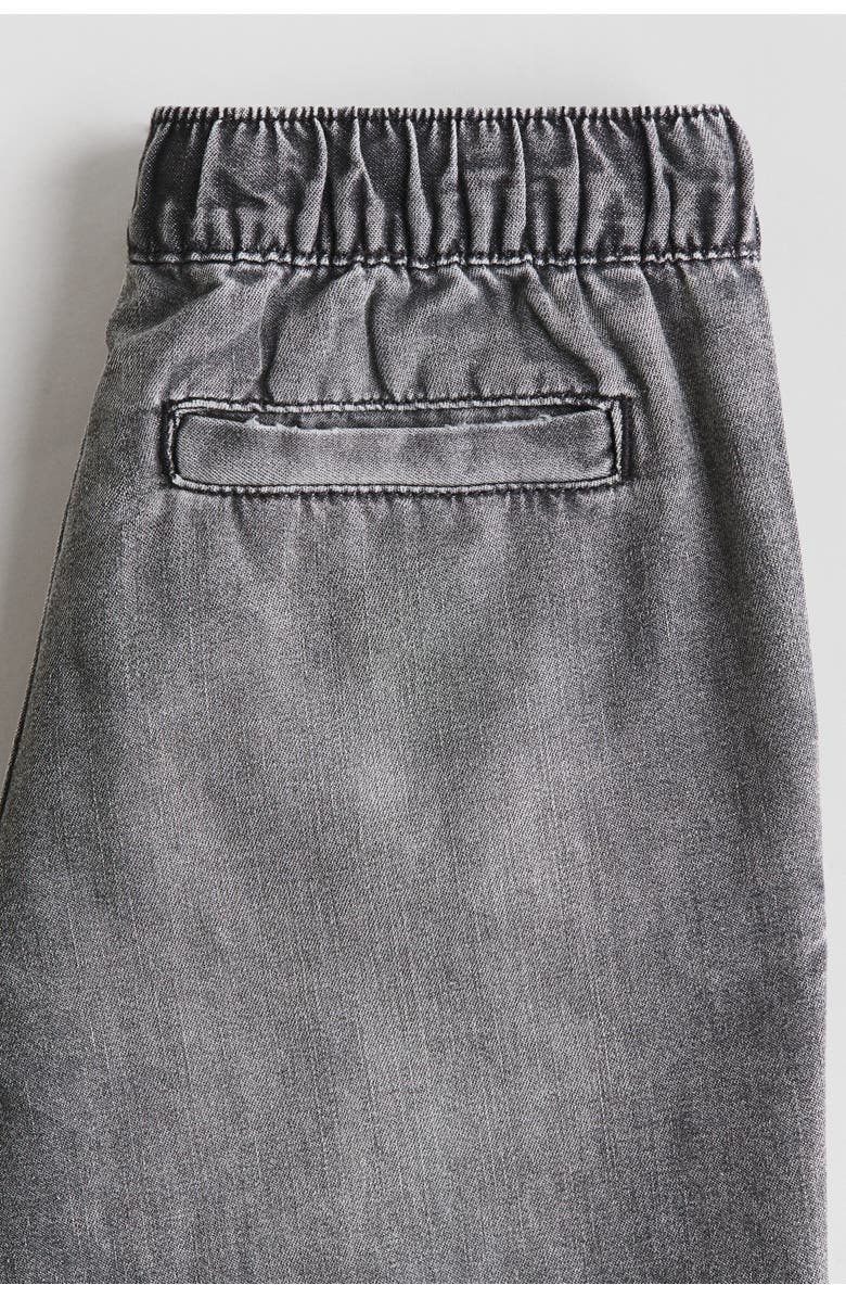 H&M Denim Joggers, Alternate, color, Denim Black