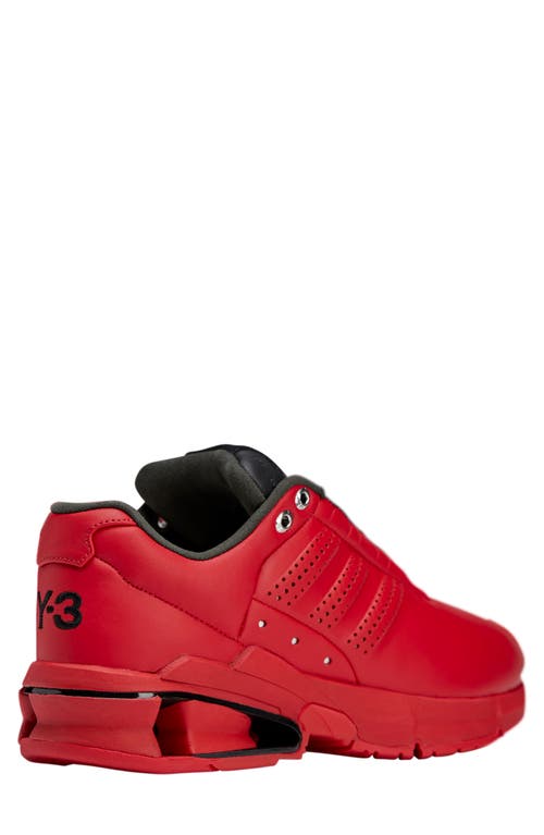 Y-3 A3 Control Sneaker In Better Scarlet/black
