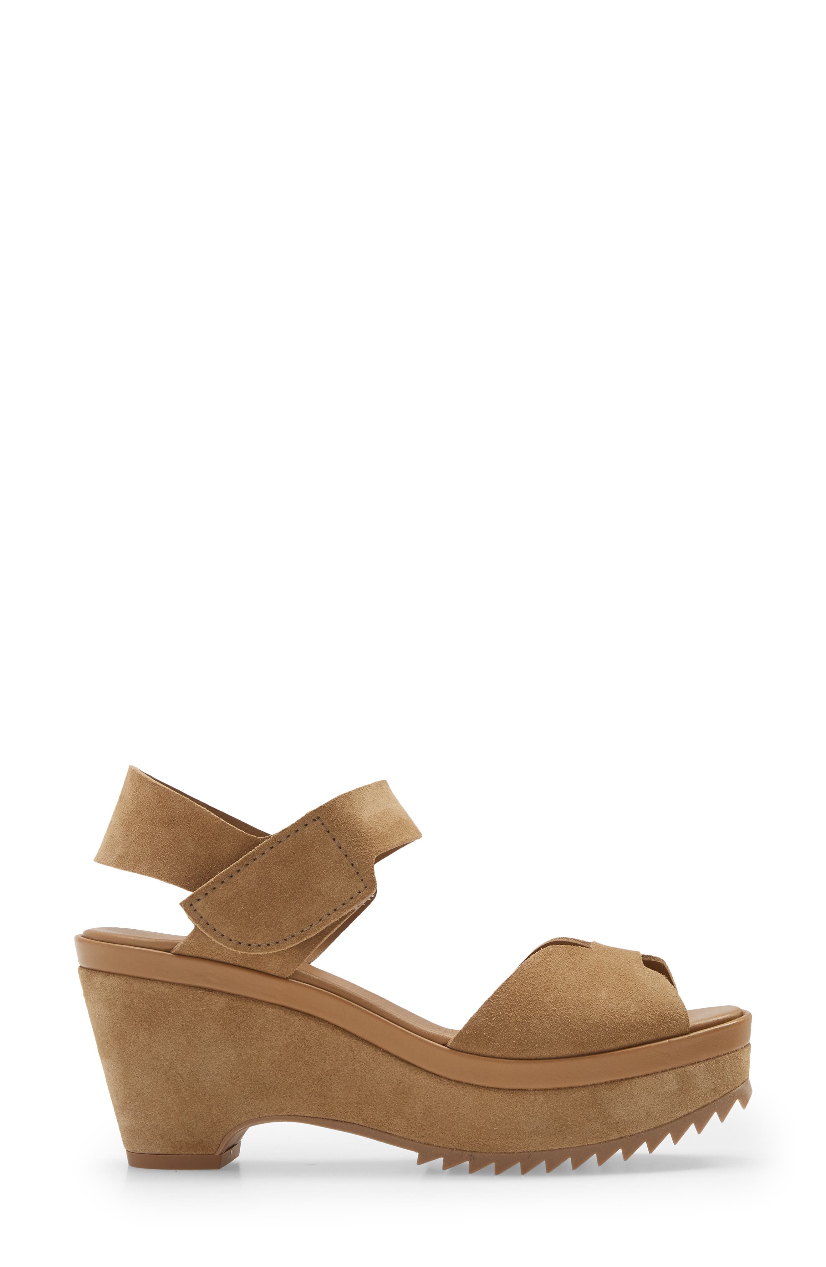 Pedro Garcia Fah Platform Wedge Sandal, Alternate, color, 