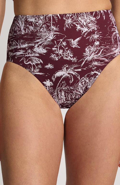 Lands' End Chlorine Resistant Smoothing Control High Waisted Bikini Bottoms