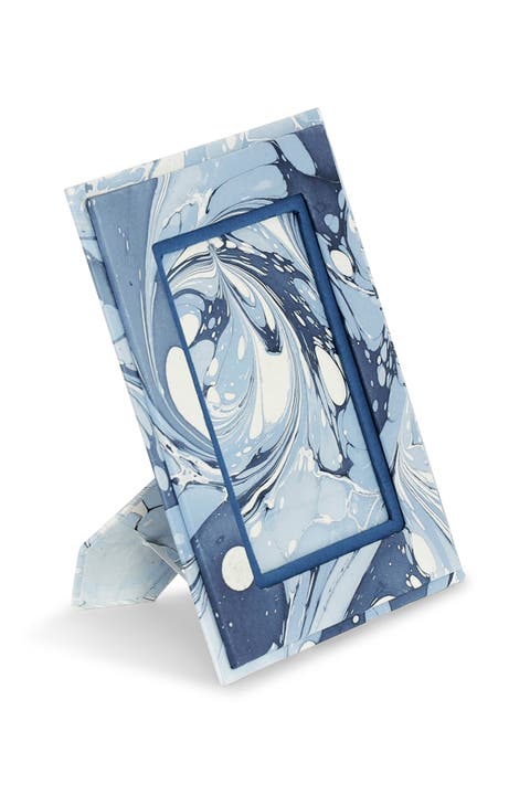 Hand-Marbled Picture Frame - 4x6