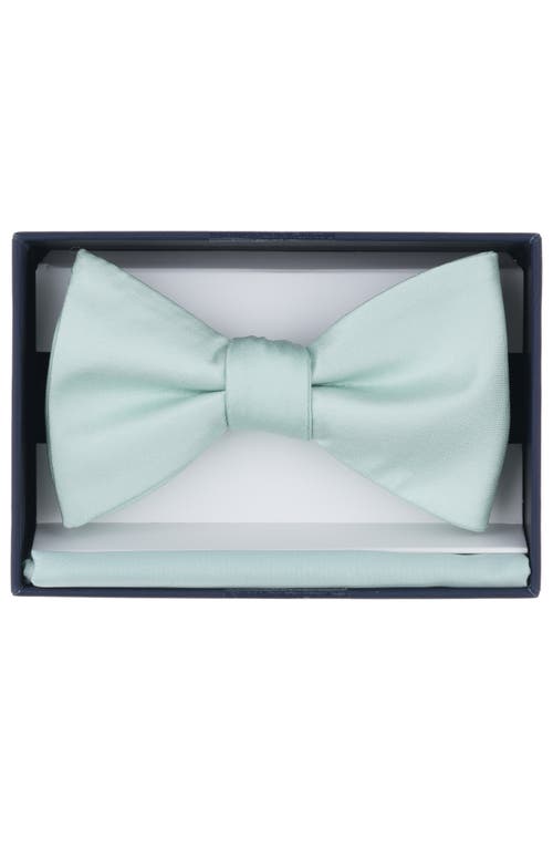 Original Penguin Textured Satin Bow Tie & Pocket Square Set