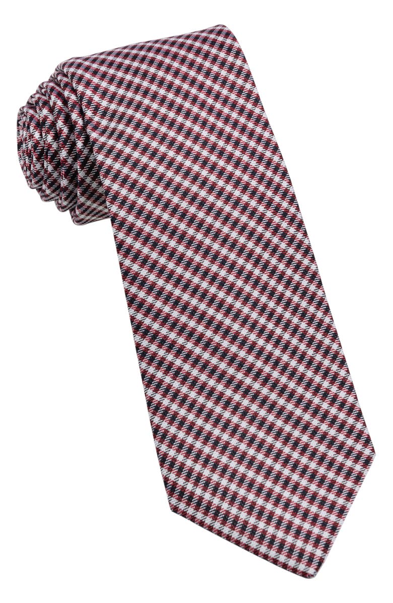 W.R.K Plaid Silk Tie, Main, color, Red