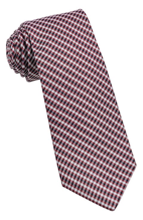 Plaid Silk Tie