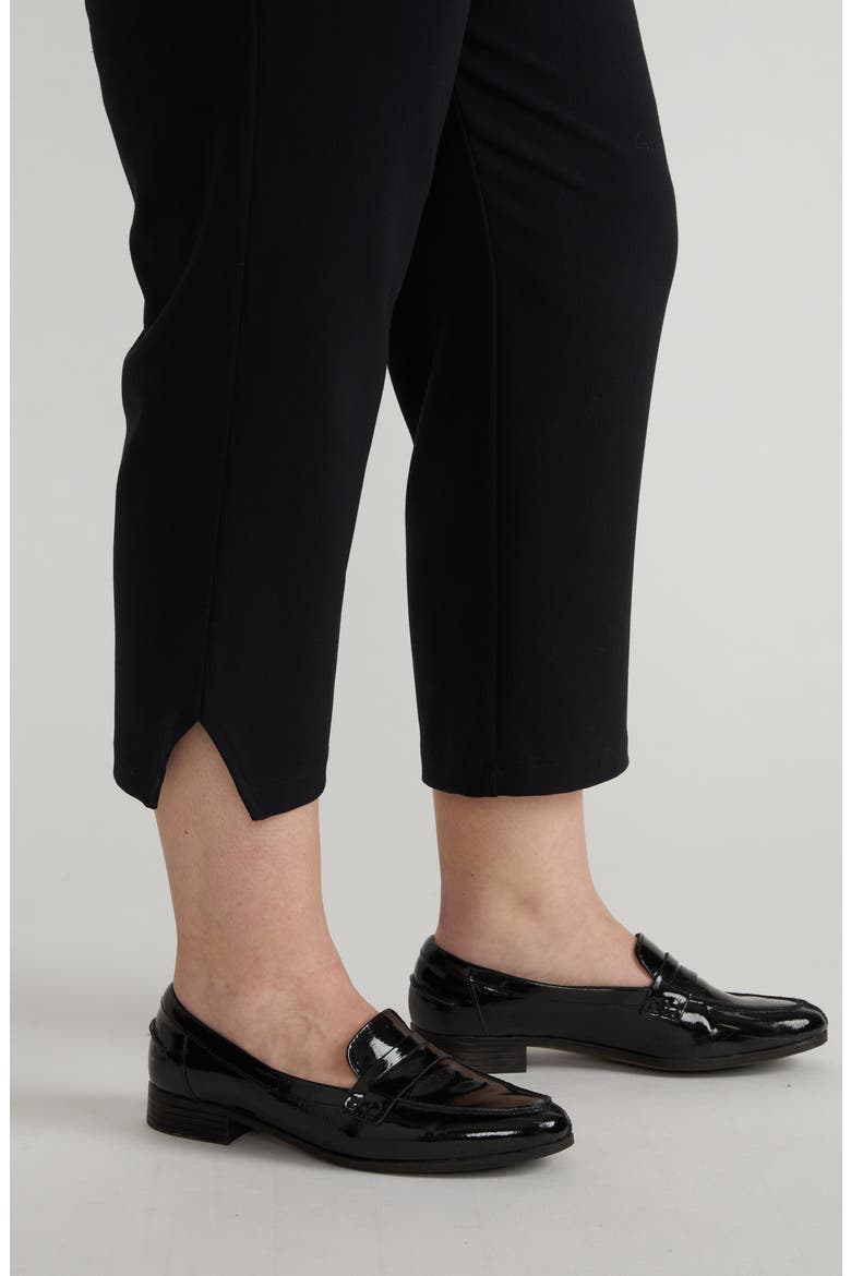 x Henning All Day Mercer Crop Tapered Leg Pants, Alternate, color, BLACK