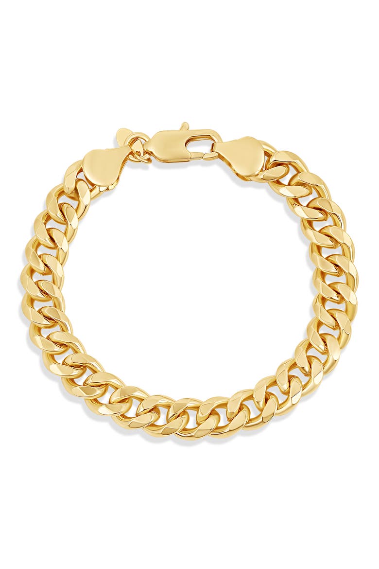 Jack Cuban Chain Bracelet, Main, color, GOLD