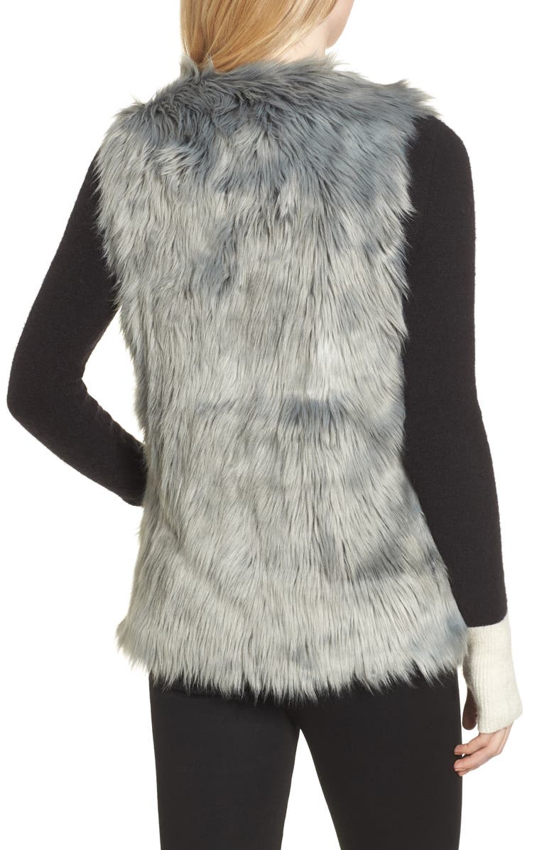 Dylan Faux Fur Vest, Alternate, color, 