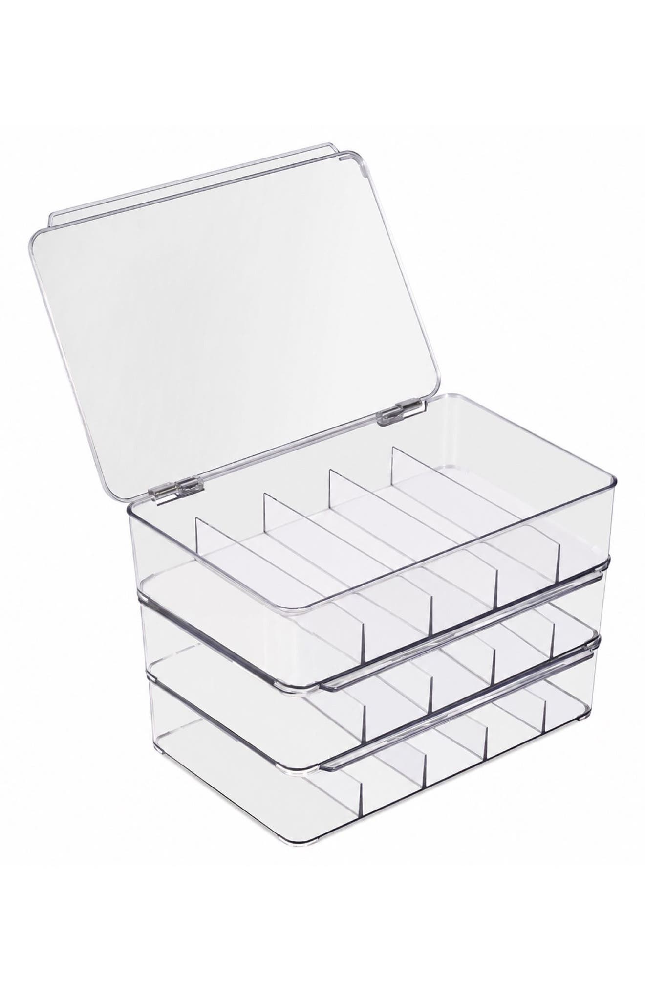 Set of 3 Stackable Eyewear Organizers