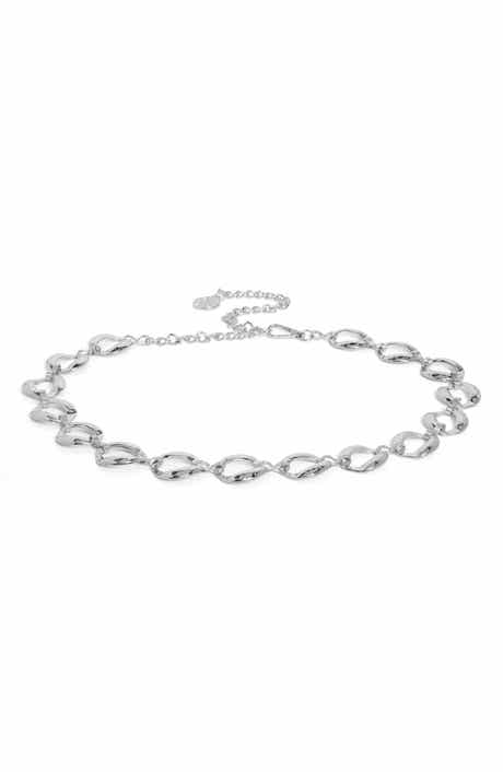 Steve Madden Organic Ring Chain Belt