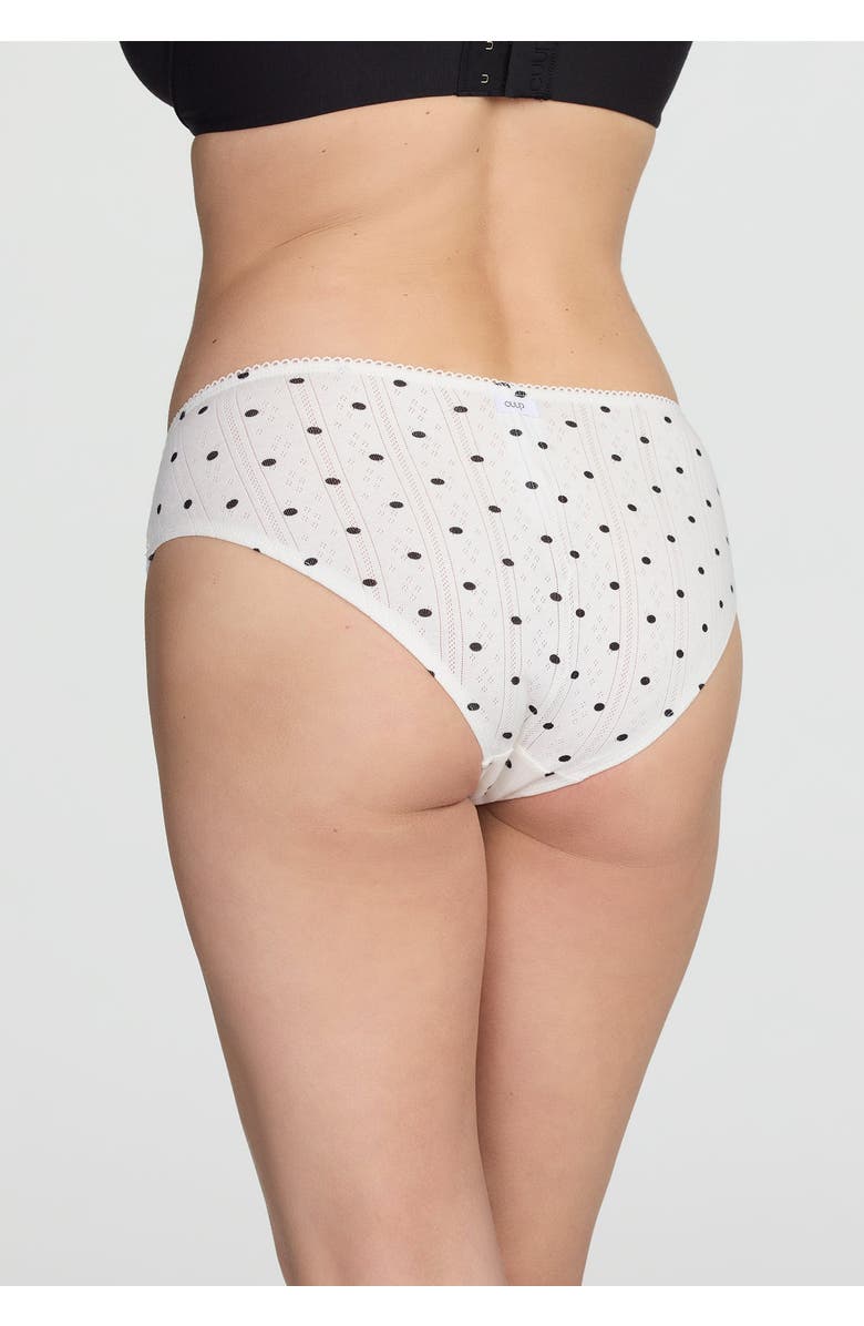 CUUP The Brief- Pointelle, Alternate, color, Salt Polka Dot