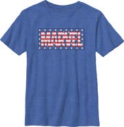 Marvel Boys' American Logo T-Shirt