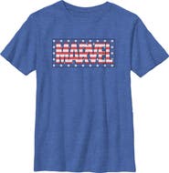 Marvel Boys' American Logo T-Shirt