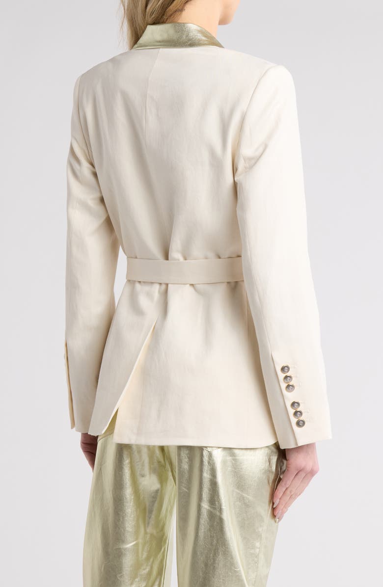 TWP Smoking Tuxedo Jacket, Alternate, color, Bone/Light Gold