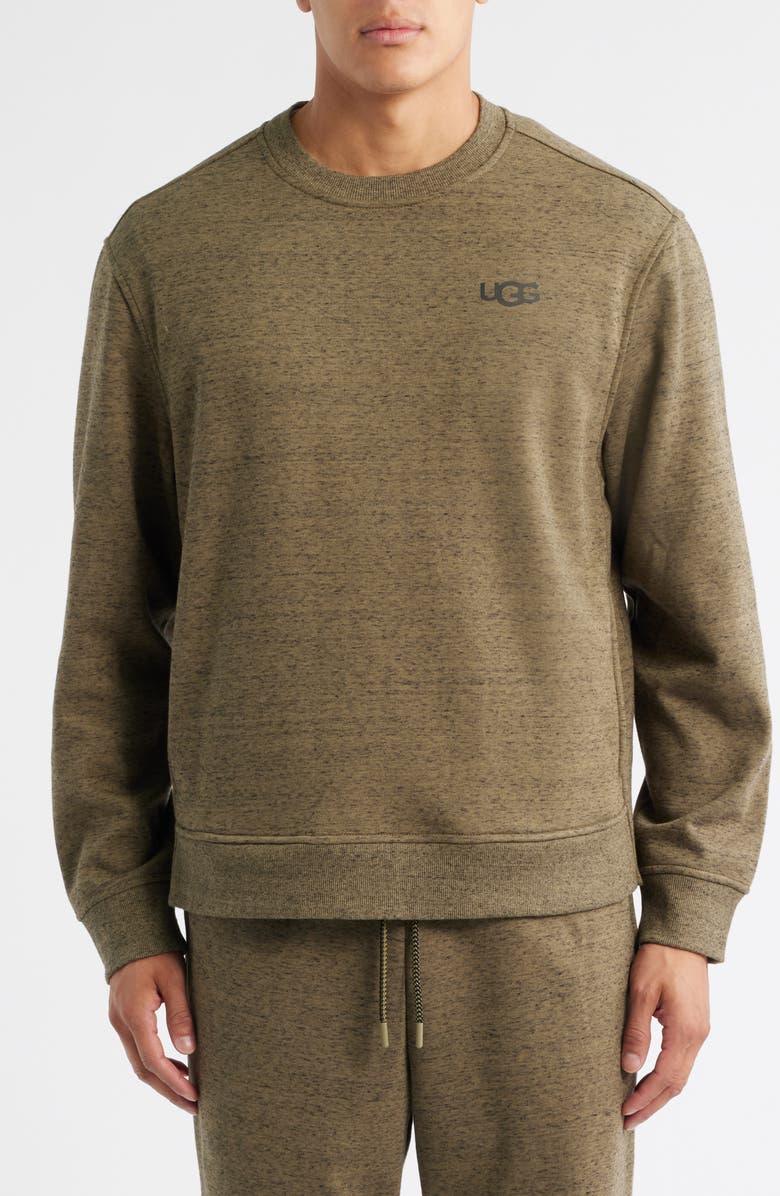 UGG<sup>®</sup> Nyles Relaxed Sweatshirt, Alternate, color, Burnt Olive Heather