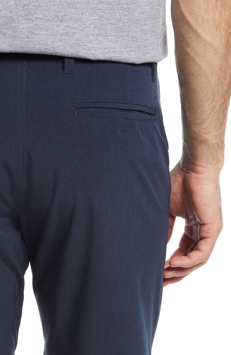 Vintage 1946 Micro Graph Hybrid Flat Front Shorts, Alternate, color, Navy