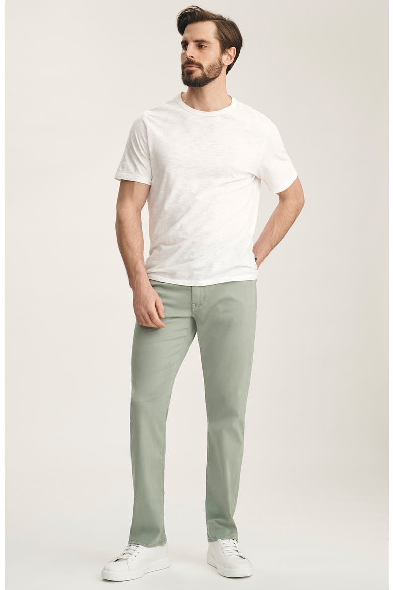 Courage Stretch Twill Straight Leg Pants, Alternate, color, ICEBERG GREEN TWILL