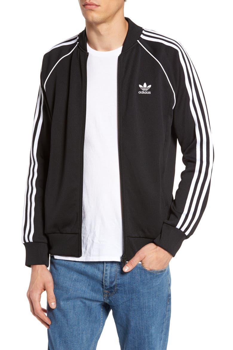 SST Track Jacket, Main, color, BLACK