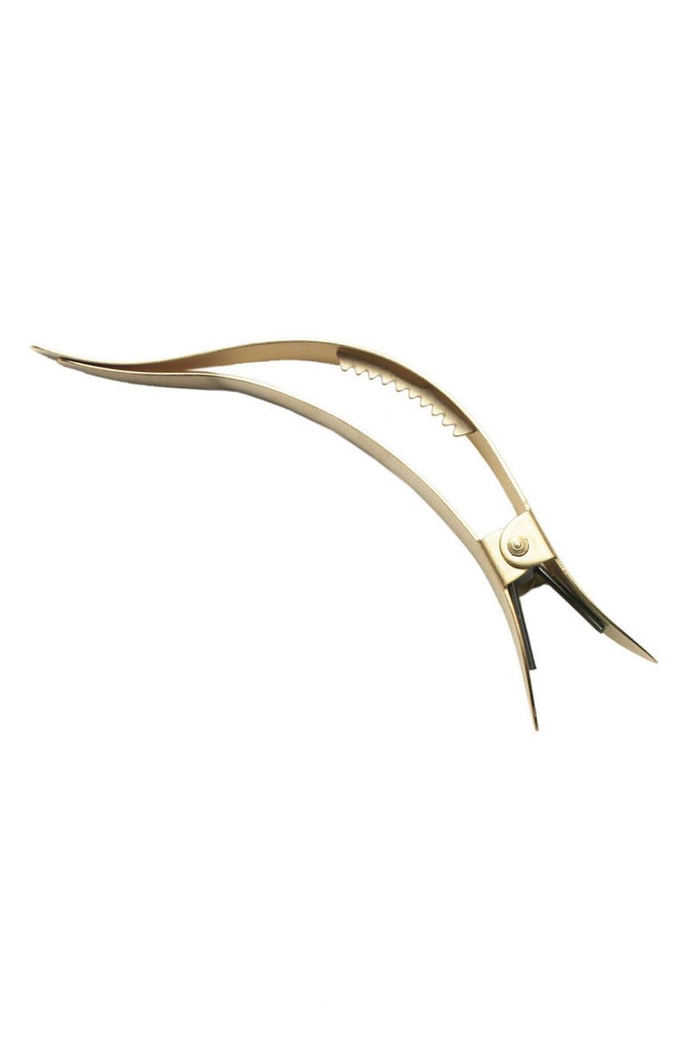 Ficcare Maximas Hair Clip, Alternate, color, Gold Matte