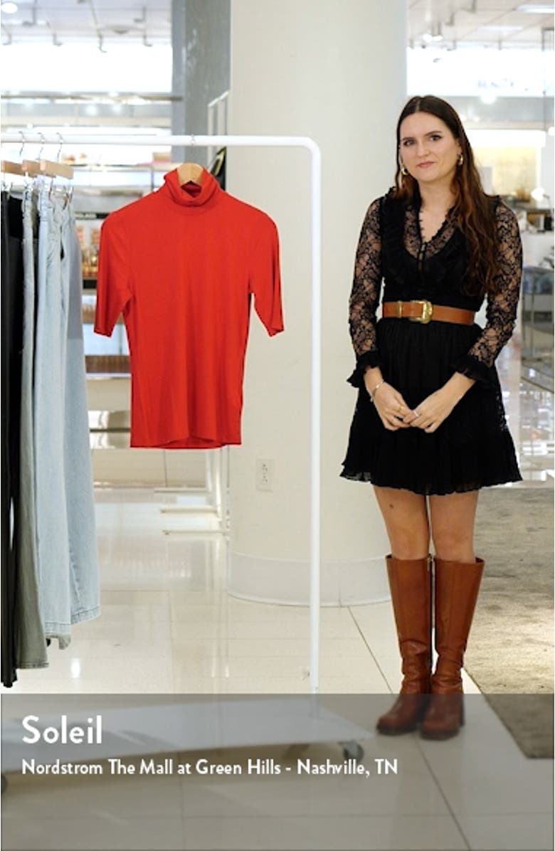 Jersey Turtleneck Top, sales video thumbnail