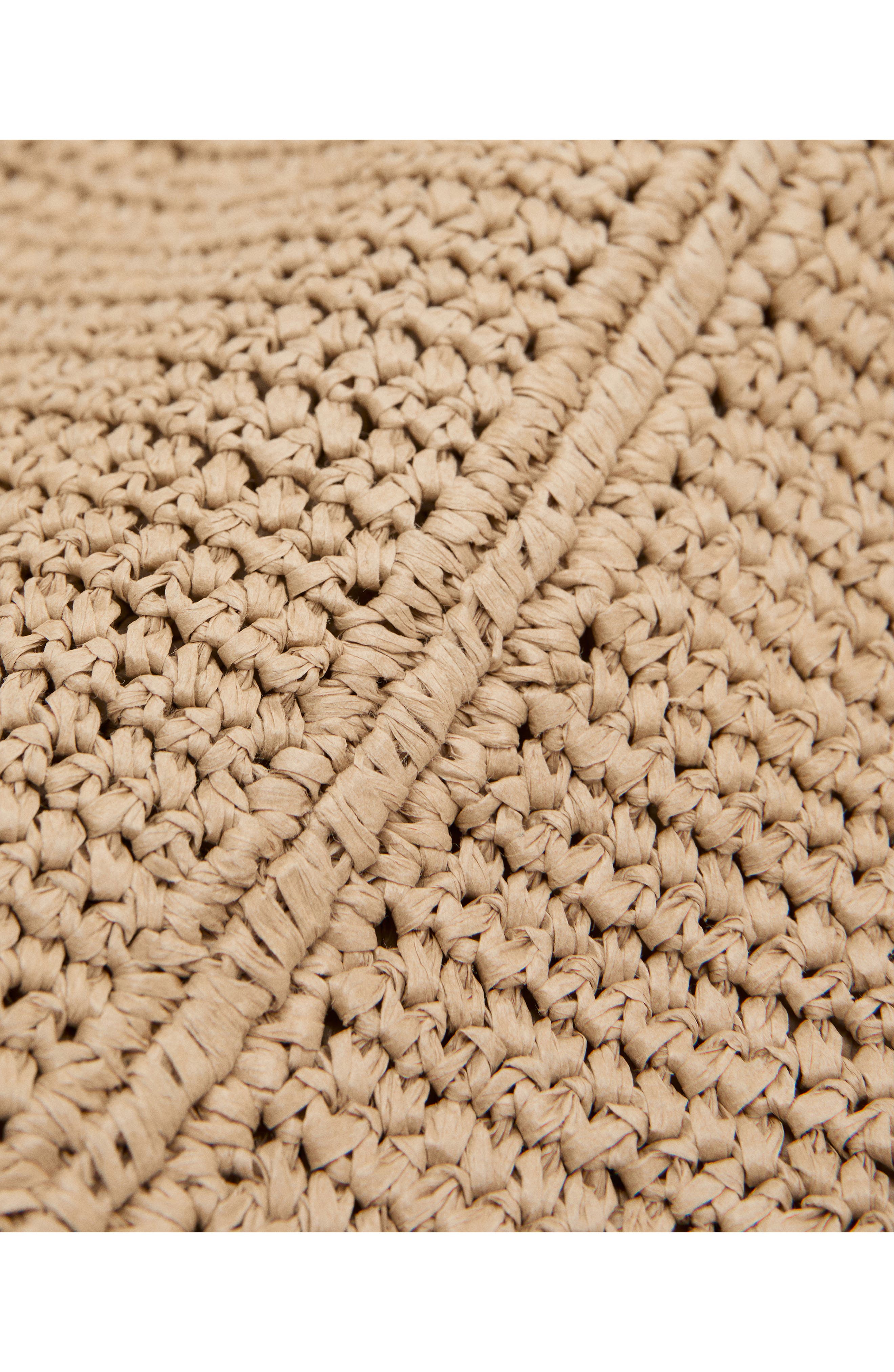 Natural Fiber Shopper Bag, Alternate, color, BEIGE