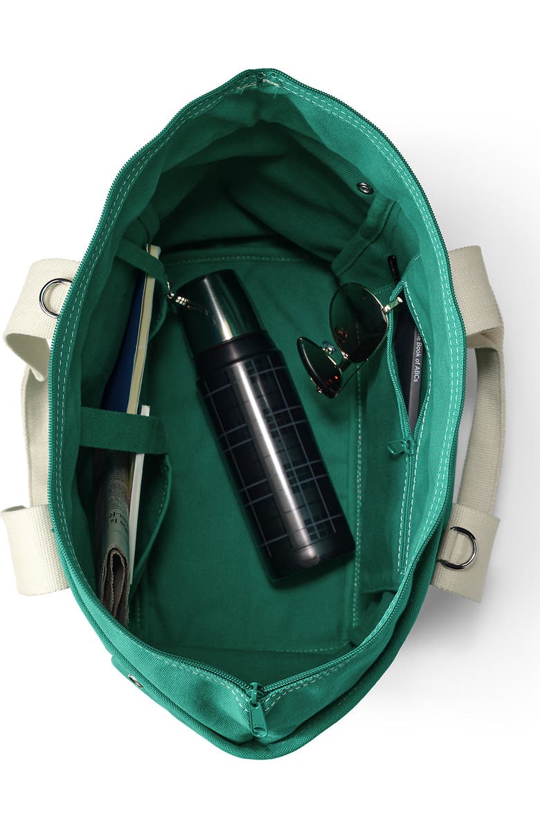 Lands' End Canvas Multiway Pocket Tote, Alternate, color, Sea Agate