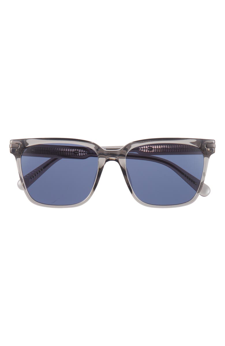 QUAY Recap 46mm Small Square Sunglasses, Main, color, Grey/ Navy