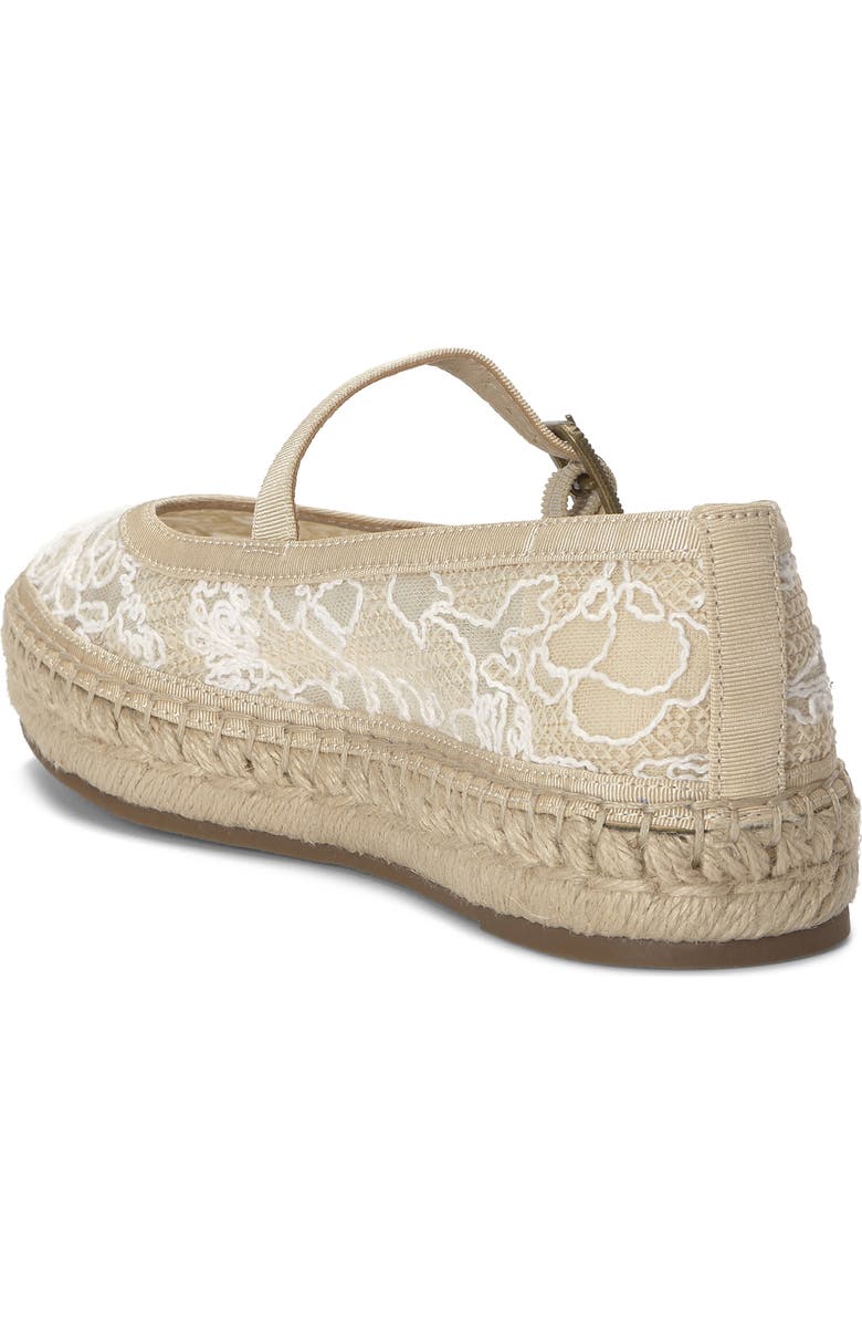 Lucky Brand Orlyna Espadrille Mary Jane Flat, Alternate, color, Natural/ Bone Light Grey