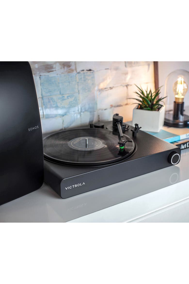 Stream Onyx Wi-Fi and Bluetooth Turntable Works with Sonos, Alternate, color, Black