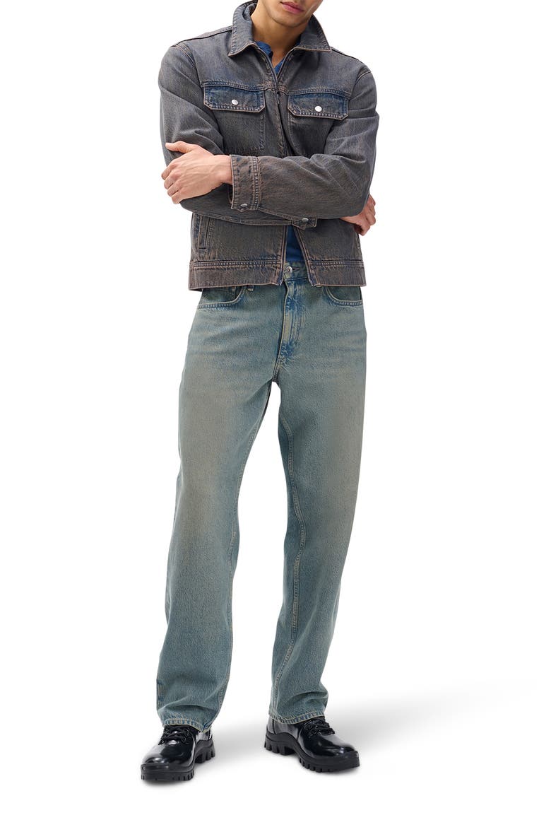 Fit 4 Authentic Rigid Infuse Straight Leg Jeans, Alternate, color, SEPIN
