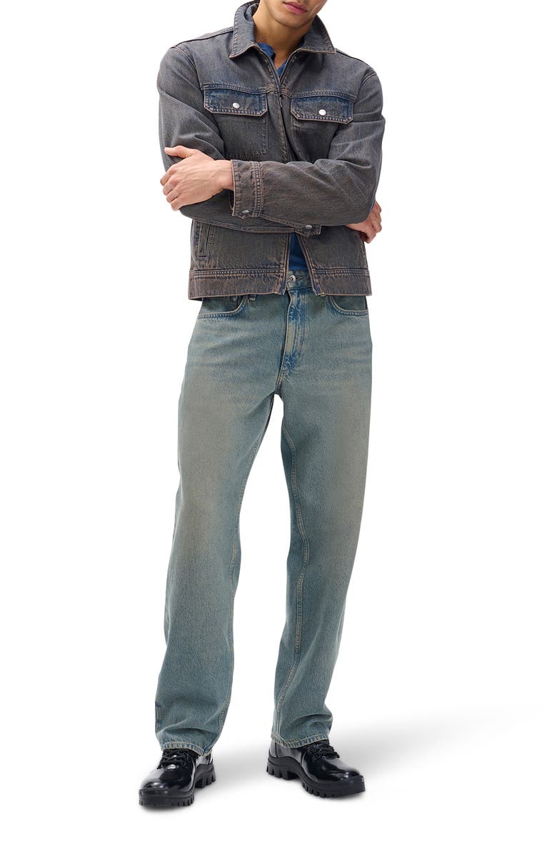 rag & bone Fit 4 Authentic Rigid Infuse Straight Leg Jeans, Alternate, color, Sepin