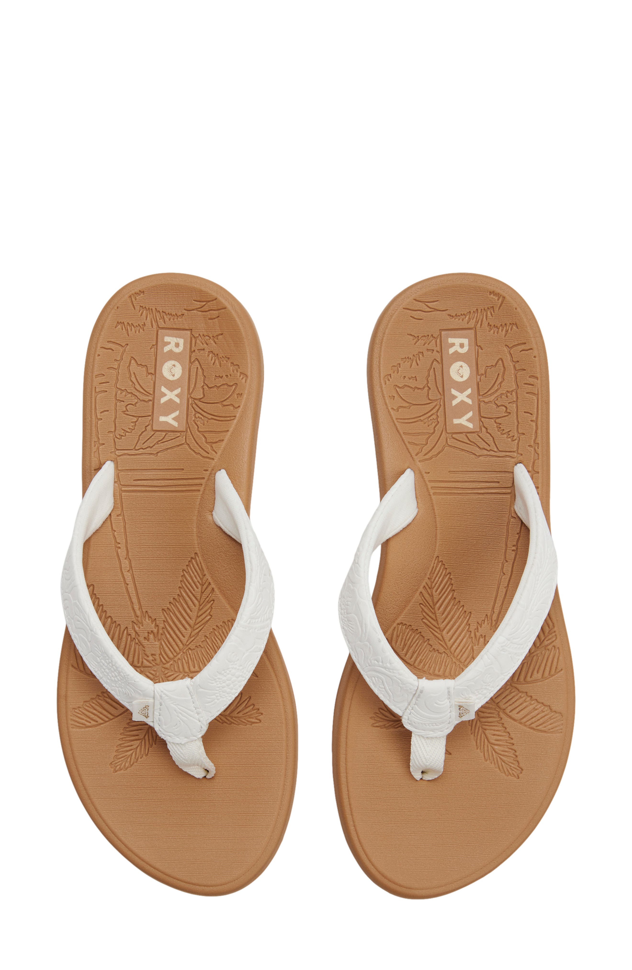 Deeliah III Flip Flop, Alternate, color, CREAM